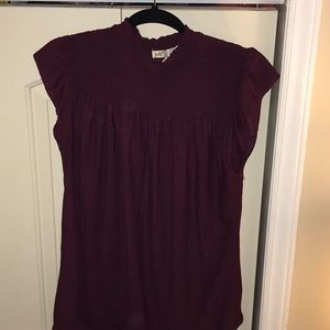 Maroon blouse